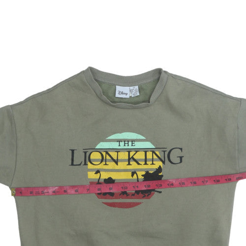 Disney Women Khaki The Lion King Pullover Sweatshirt Size M