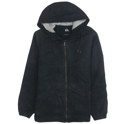 Quiksilver Men's Black XS Hooded Lined Polyester Casual Jacket