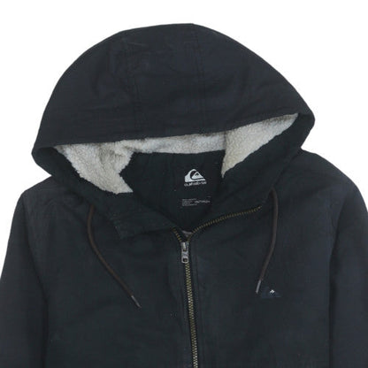 Quiksilver Men's Black XS Hooded Lined Polyester Casual Jacket