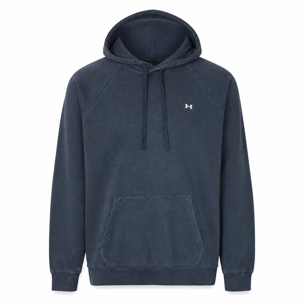 Under Armour Men’s Black XL Pullover Hoodie Sweatshirt Logo Fleece