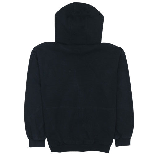 Nike Boys Black Full Zip Hoodie Fleece Sweatshirt 8-9 Years