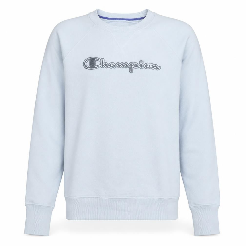 Champion Men's White Crew Neck Pullover Sweatshirt Size M