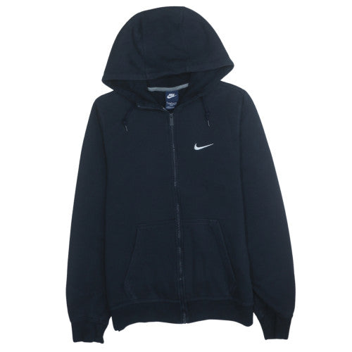 Nike Men's Black Full Zip Hoodie Size L Long Sleeve Fleece