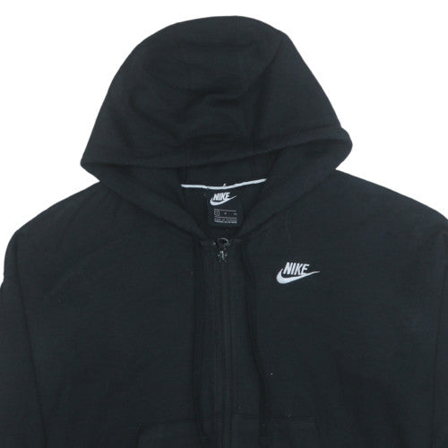 Nike Womens Black Full Zip Hoodie Size M Hooded Sweatshirt