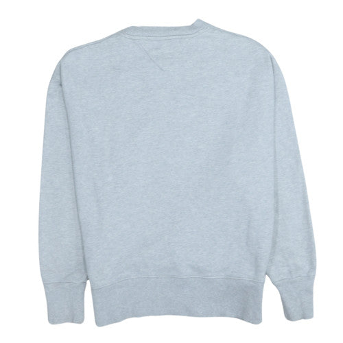 Tommy Jeans Men's Grey Logo Sweatshirt Size S Crew Neck Pullover