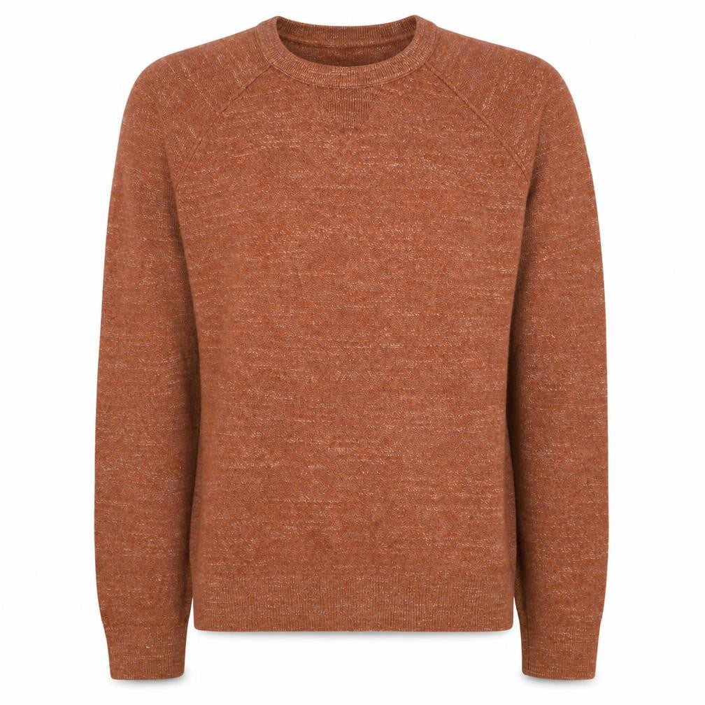 GAP Men's Brown Cotton Crew Neck Pullover Jumper Size M
