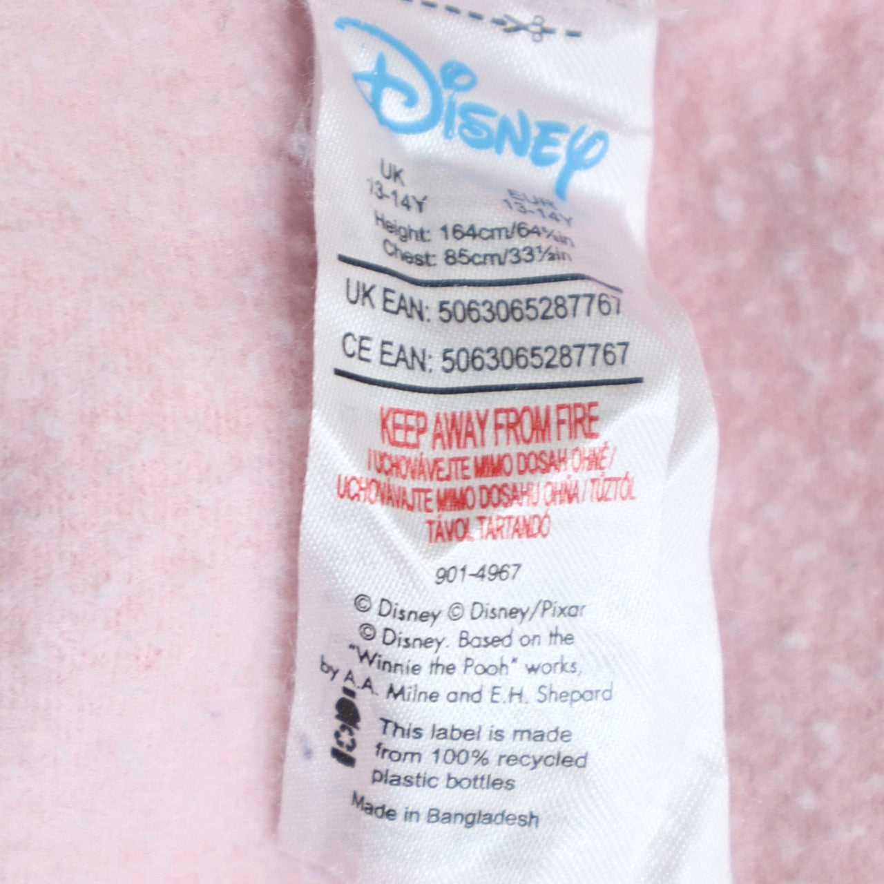 Disney Teens Pink Gradient Stitch & Angel Sweatshirt 13-14Y Pullover