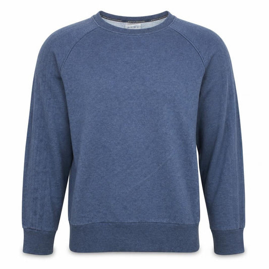 Adidas Men's Blue Crew Neck Fleece Pullover Sweatshirt Size M