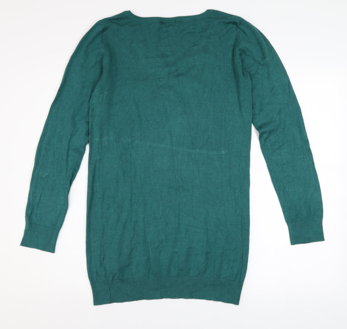bpc bonprix collection Women Green 10-12 Sequin Star Long Sleeve Sweater Dress