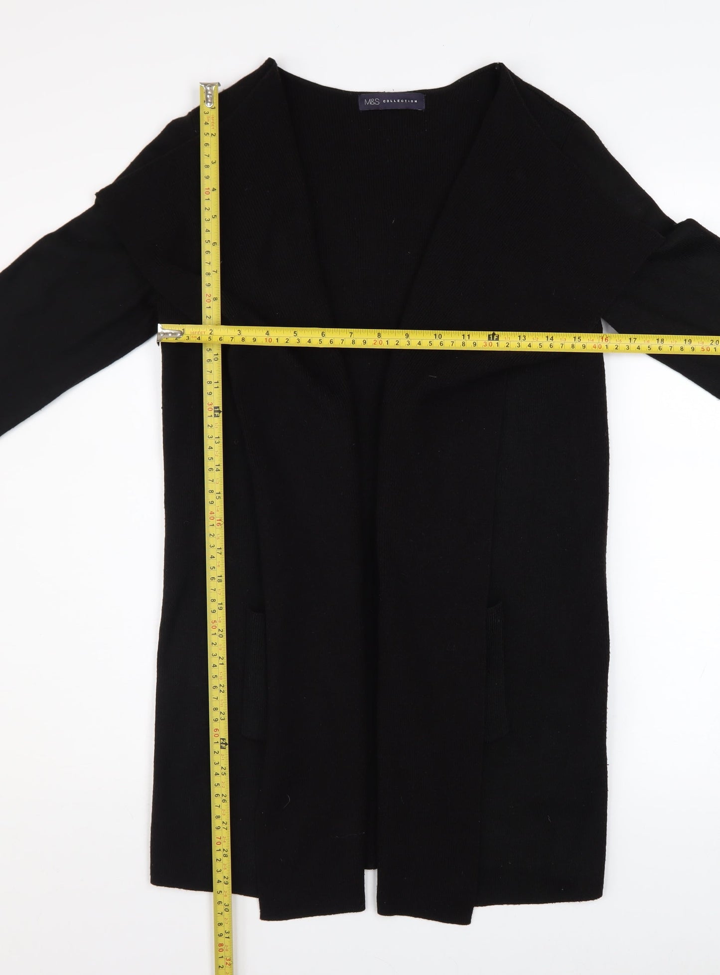 Marks and Spencer Women’s Black Cardigan Size S Long Sleeve Knit