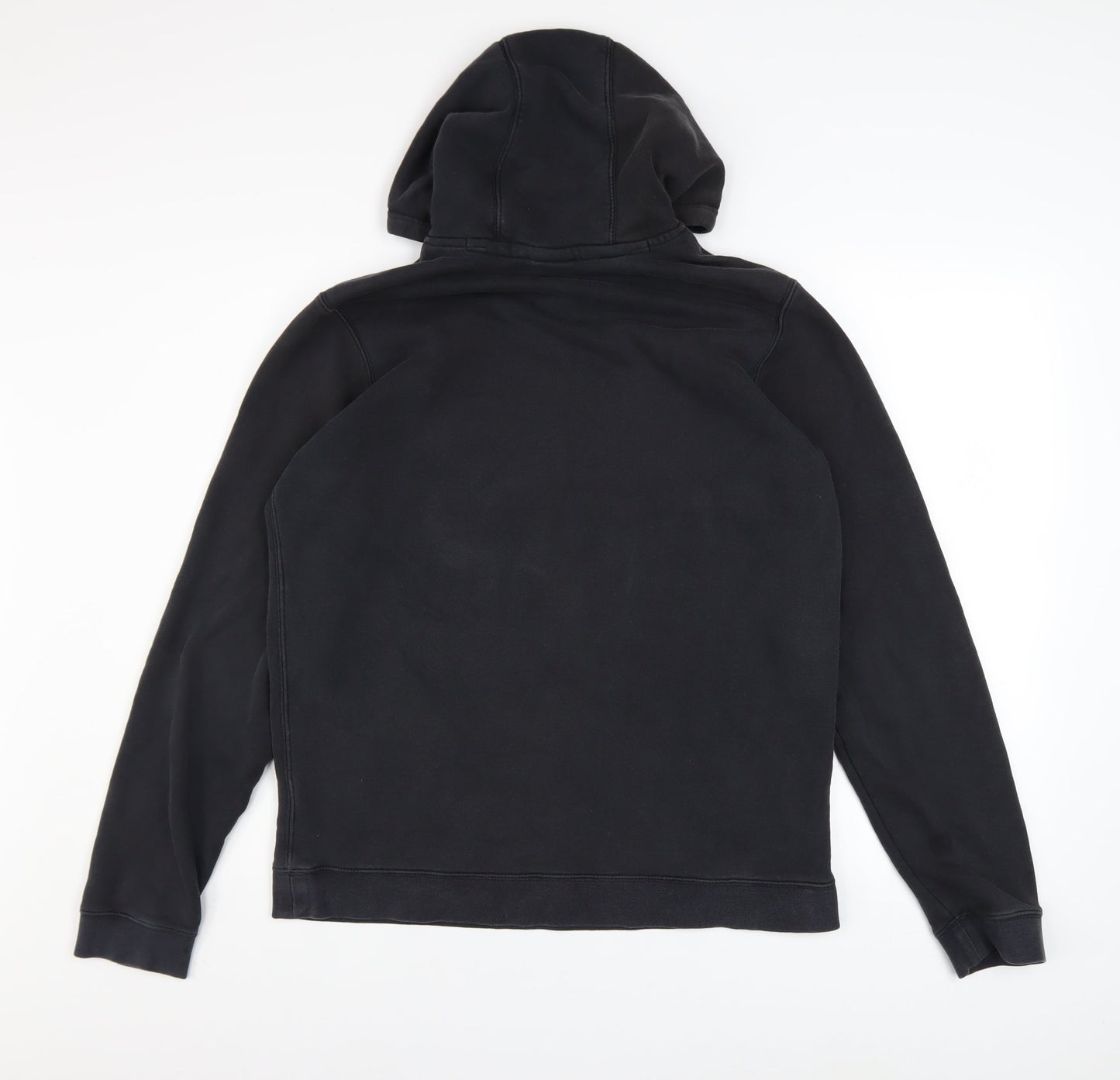 Nike Men’s Black Pullover Hoodie L Regular Fit Fleece Sweatshirt