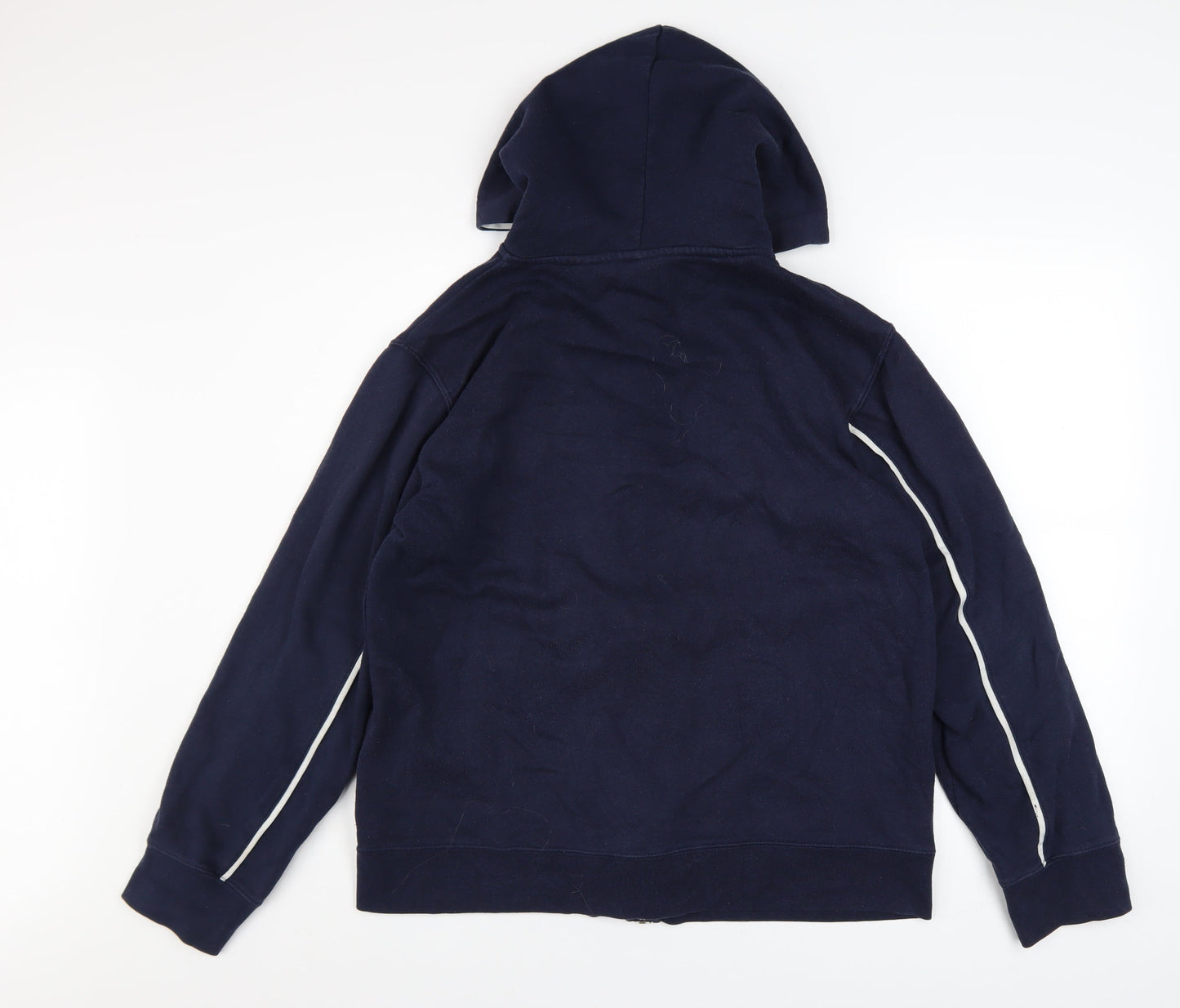 Reebok Men's Blue Full Zip Hoodie Size S Sports Fleece Sweatshirt