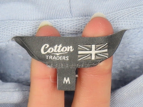 Cotton Traders Men's Blue Pullover Hoodie Size M
