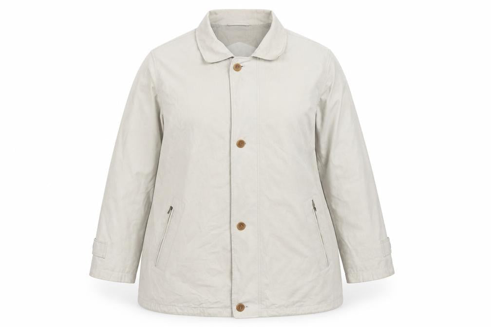 Schnittger Beige Woven Single-Breasted Jacket Size 2XL Unisex