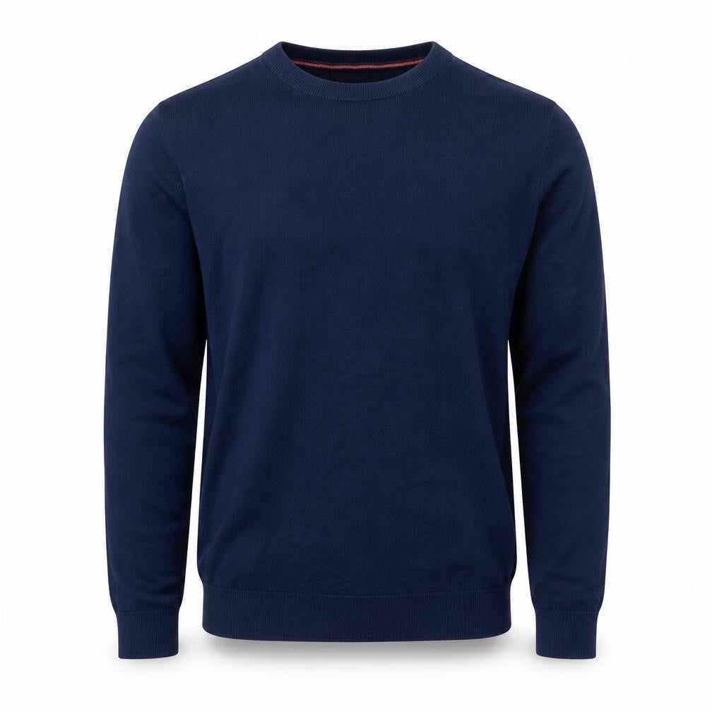 Next Men's Blue Cotton Crew Neck Jumper Size S