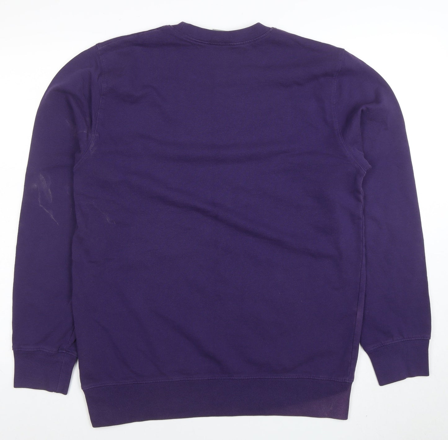 Carhartt Men's Purple Cotton Logo Pullover Sweatshirt M