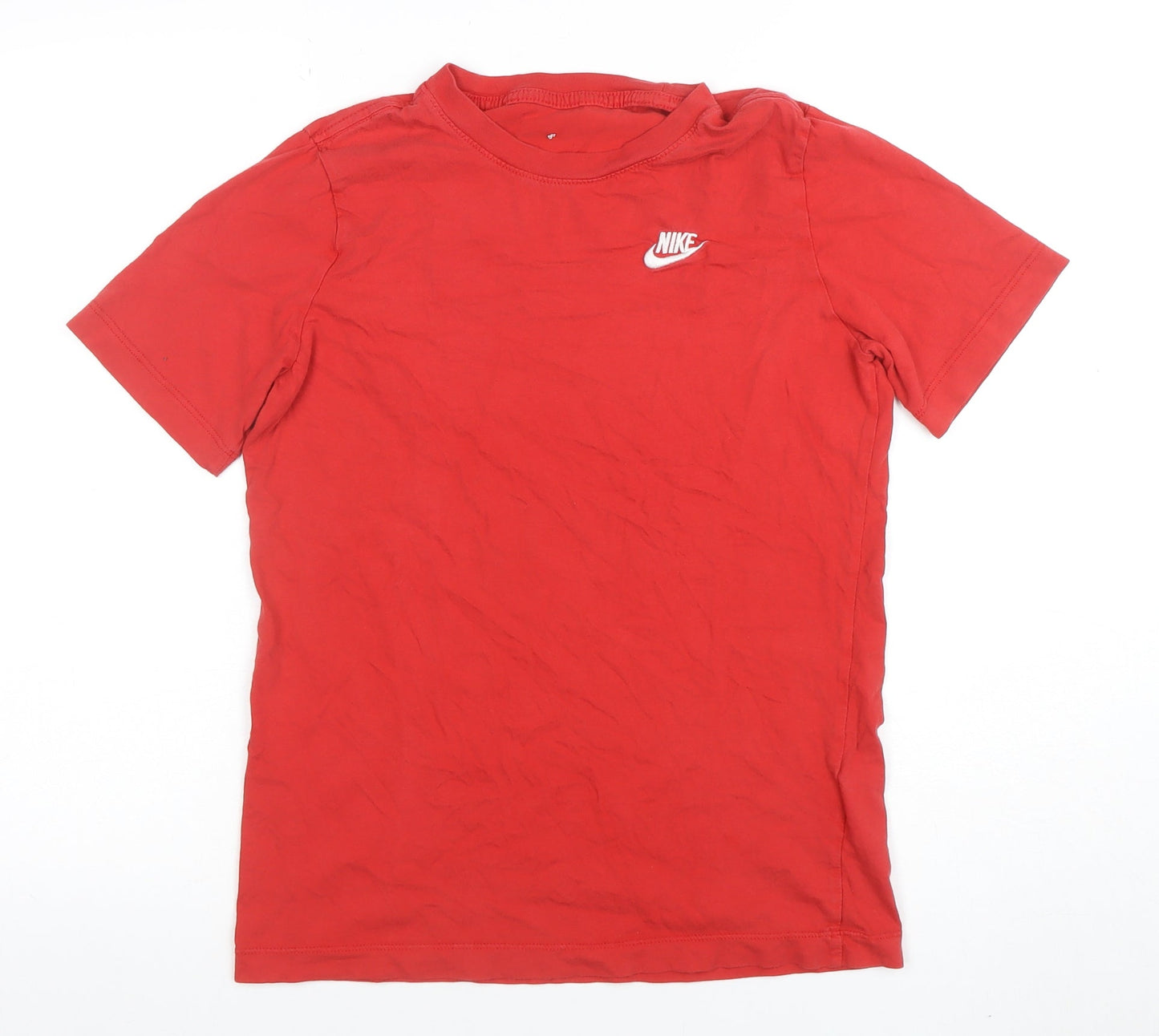 Nike Boys Red XL Short Sleeve Cotton Sports T-Shirt