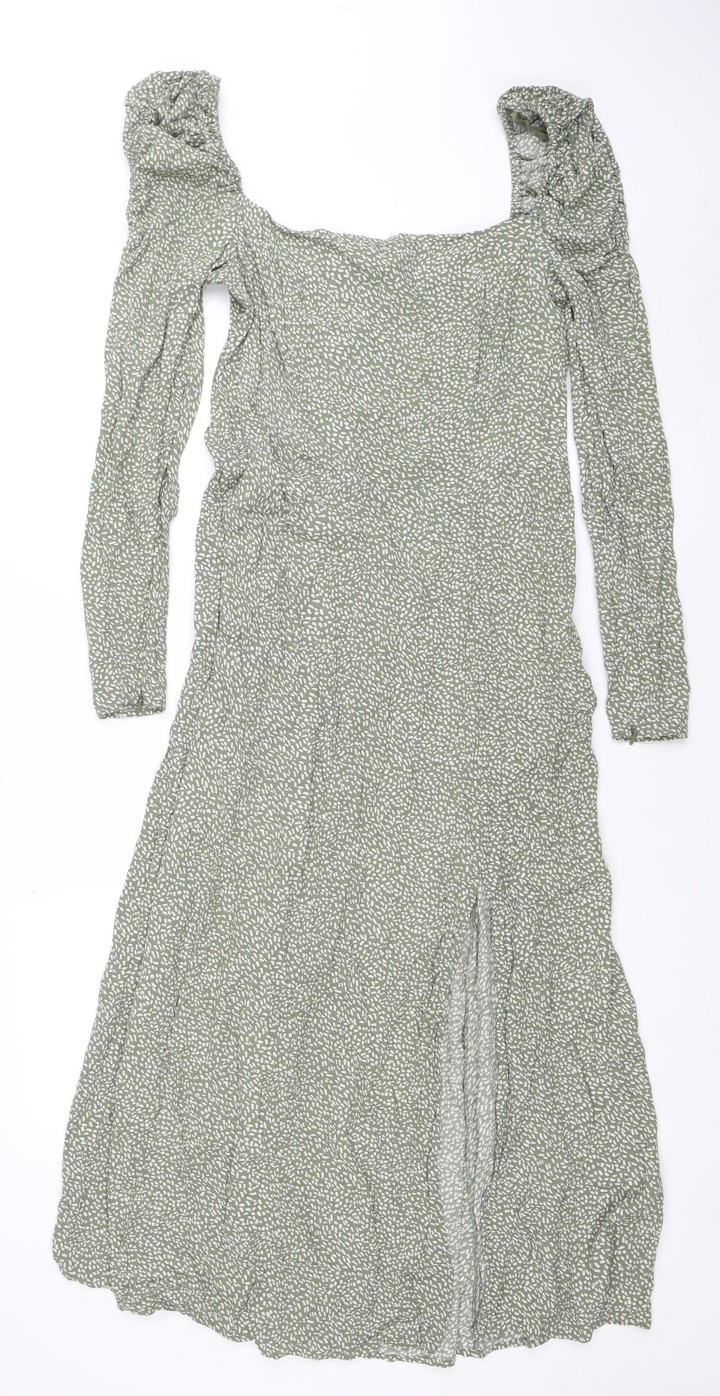 Boulder States Women’s Green A-Line Midi Dress Size 12