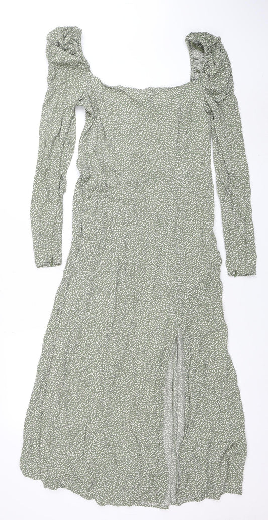 Boulder States Women’s Green A-Line Midi Dress Size 12