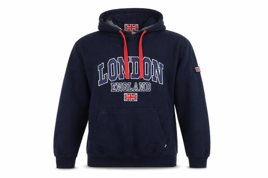 S.O.L.L. Womens Navy London England Hoodie XS Pullover Fleece