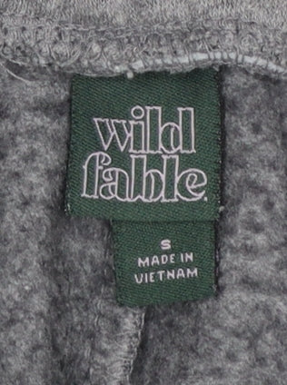 Wild Fable Women’s Grey Fleece Sweatpants Size S Elastic Waist