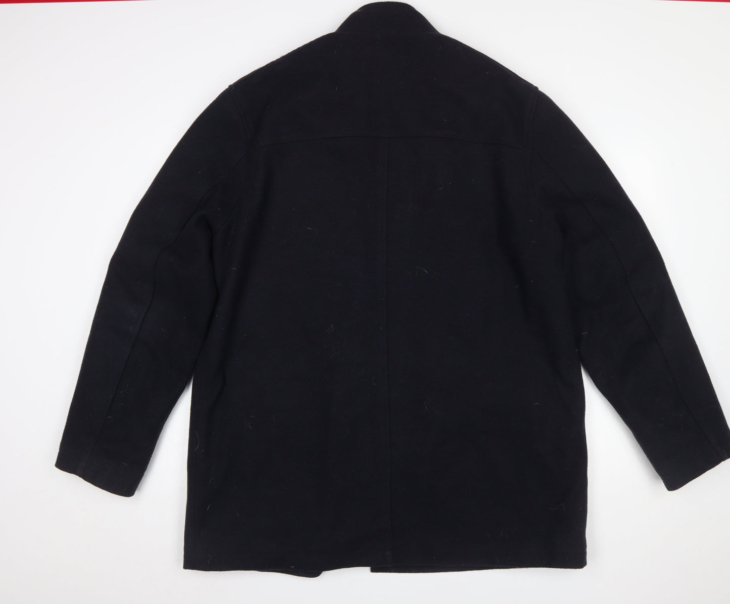 Tokyo Laundry Men's Black XL Polyester Lined Overcoat