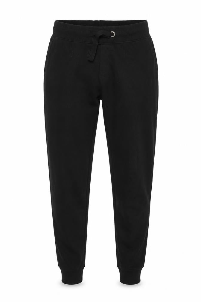 French Connection Men's Black Jogger Trousers M Regular Fit Cotton