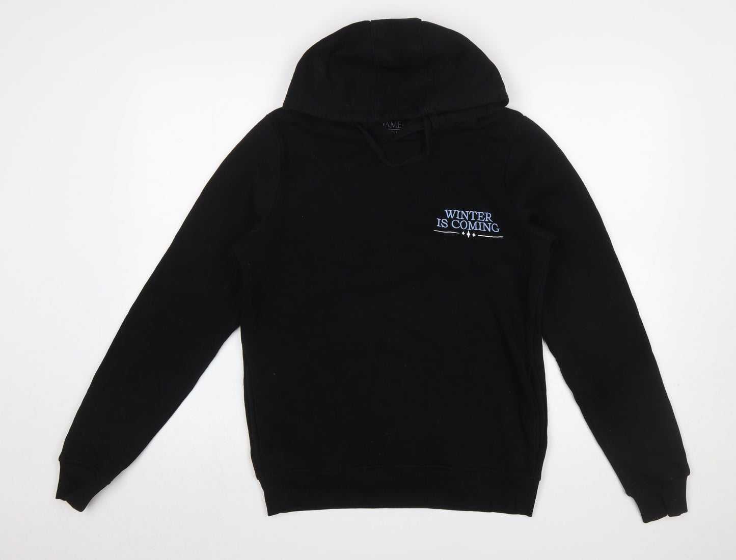 Game of Thrones Men’s Black Hoodie S Pullover Night King Graphic
