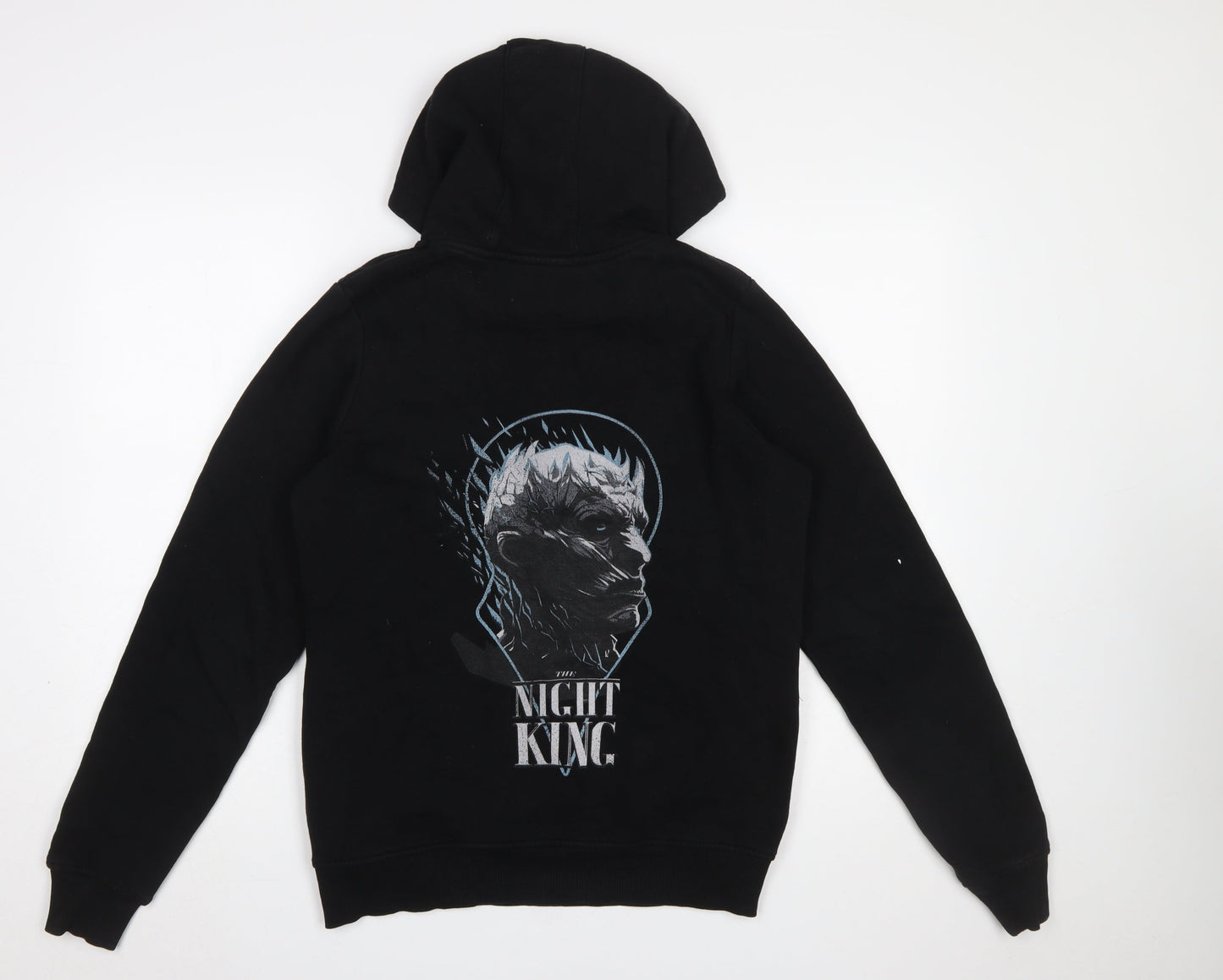 Game of Thrones Men’s Black Hoodie S Pullover Night King Graphic
