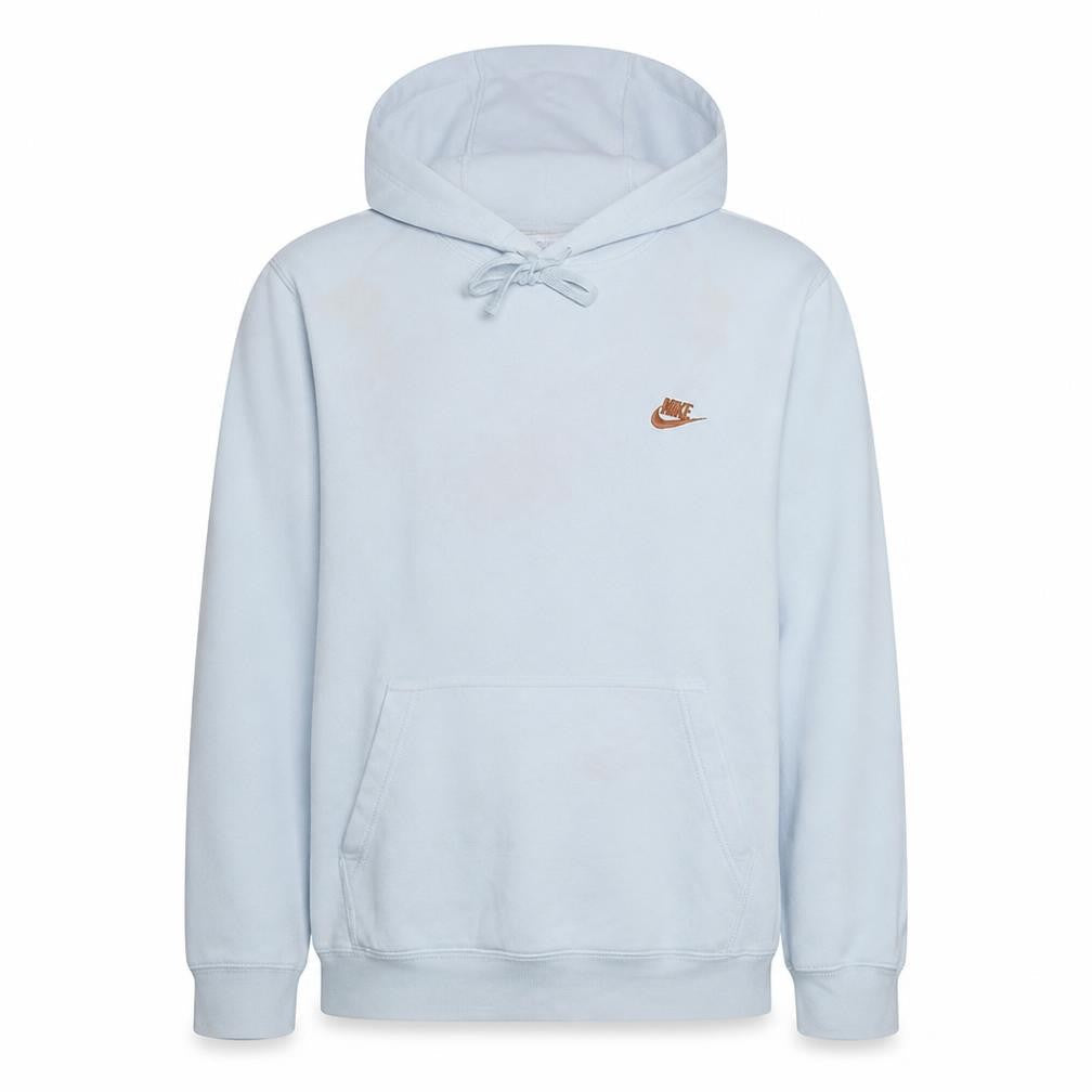 Nike Men's White Pullover Hoodie L Fleece Sportswear