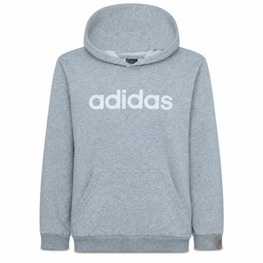 Adidas Women Grey Pullover Hoodie Size M Relaxed Fit Logo Design