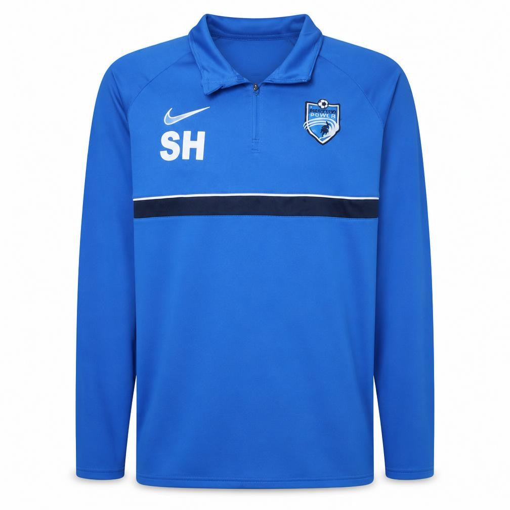 Nike Men's Blue Dri-FIT 1/4 Zip Athletic Sweatshirt Size L