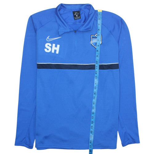 Nike Men's Blue Dri-FIT 1/4 Zip Athletic Sweatshirt Size L