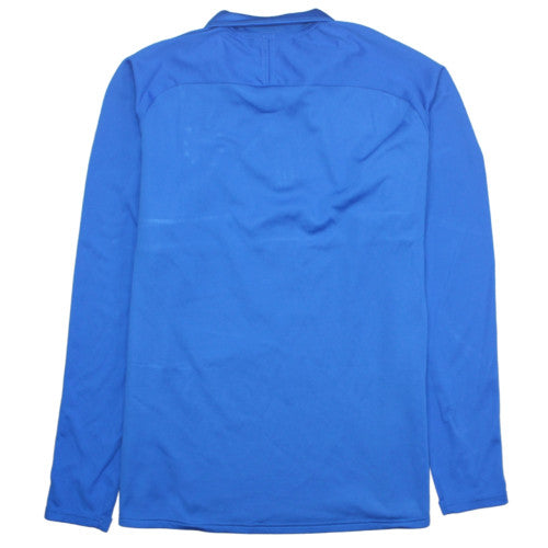 Nike Men's Blue Dri-FIT 1/4 Zip Athletic Sweatshirt Size L