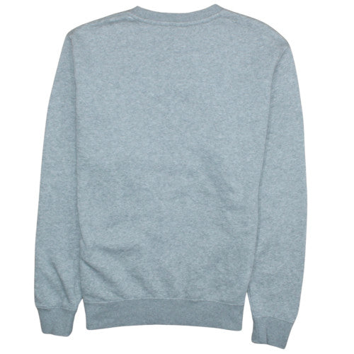 Nike Men's Grey Crew Neck Pullover Sweatshirt M Regular Fit