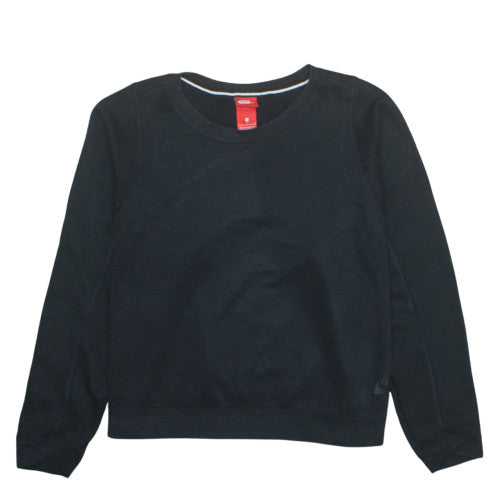 Nike Women's Black Cotton Pullover Sweatshirt Size L