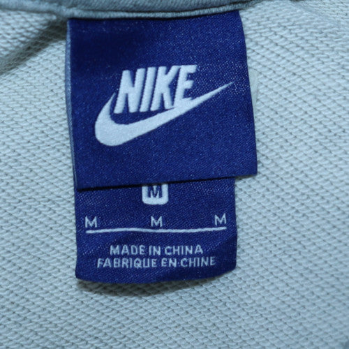 Nike Men's Grey Regular Fit Crew Neck Cotton Sweatshirt M