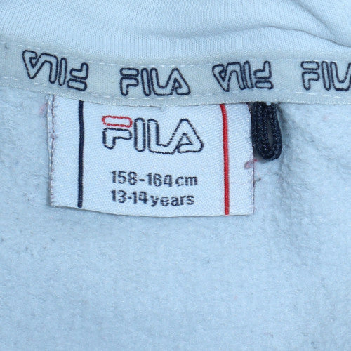 Fila Boys Multicoloured Full Zip Hoodie 13-14 Years Colourblock Logo Sweatshirt