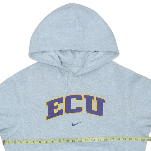 Nike Men's Grey ECU Logo Pullover Hoodie Size S