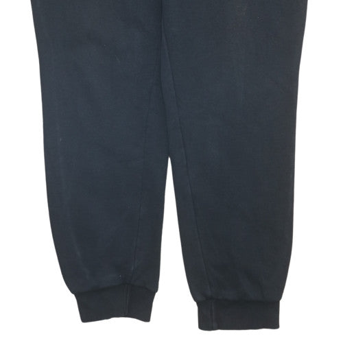 Adidas Men Black Joggers L Regular Fit Sweatpants Cotton Blend
