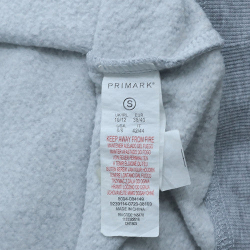 Disney x Primark Women's Grey Mickey Sweatshirt Size S 10/12 Crew Neck Pullover