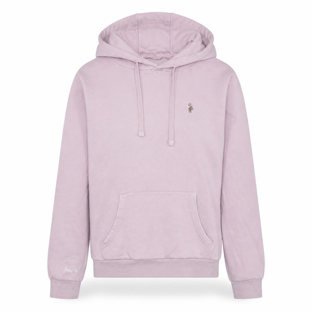 U.S. Polo Assn. Women Pink Pullover Hoodie Size M Cotton Blend