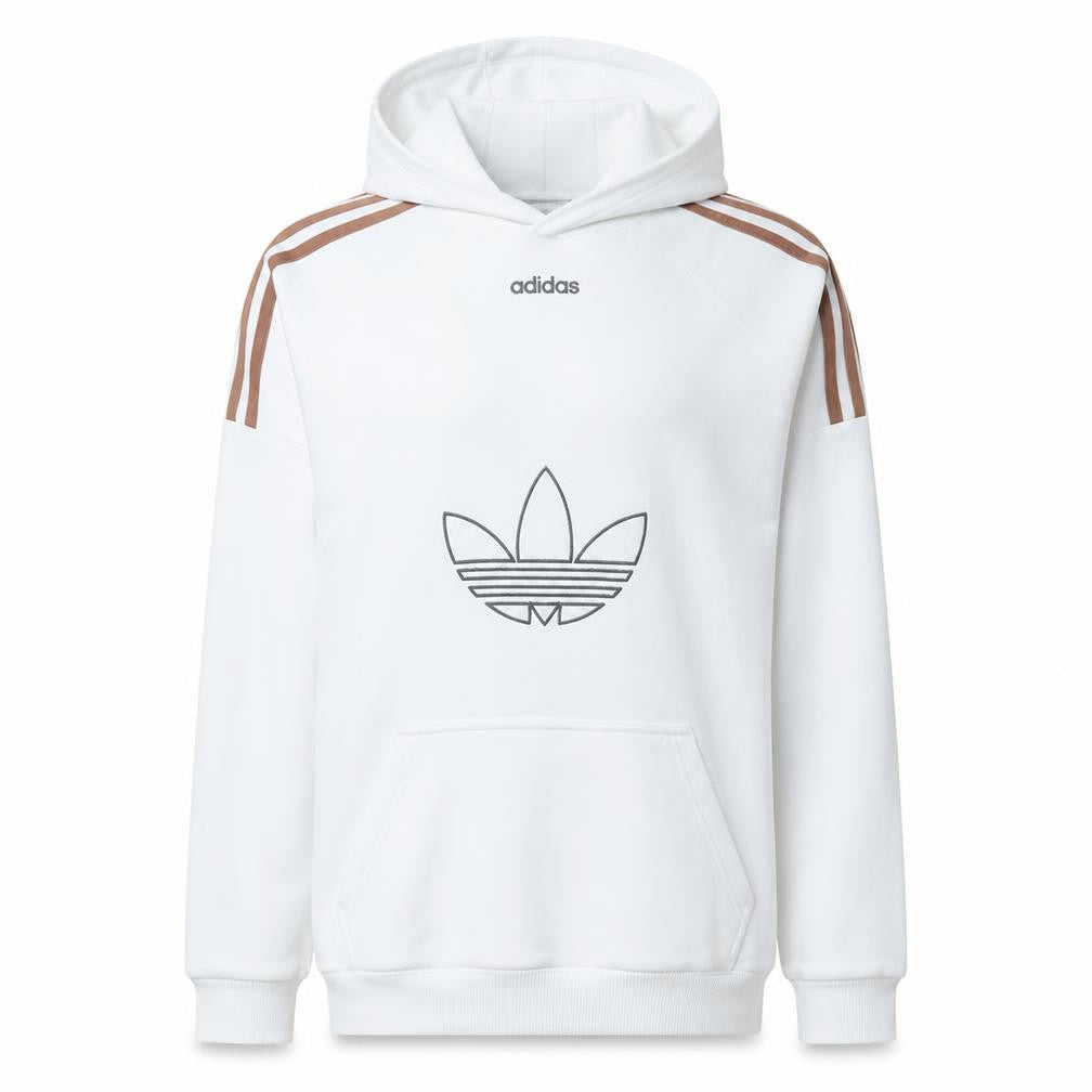 Adidas Men's White Pullover Hoodie XS Crew Neck Sportswear