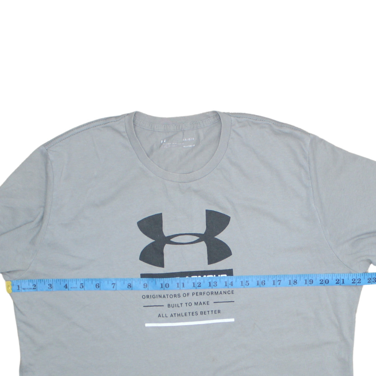 Under Armour Men's Grey HeatGear Loose Fit Graphic T-Shirt L
