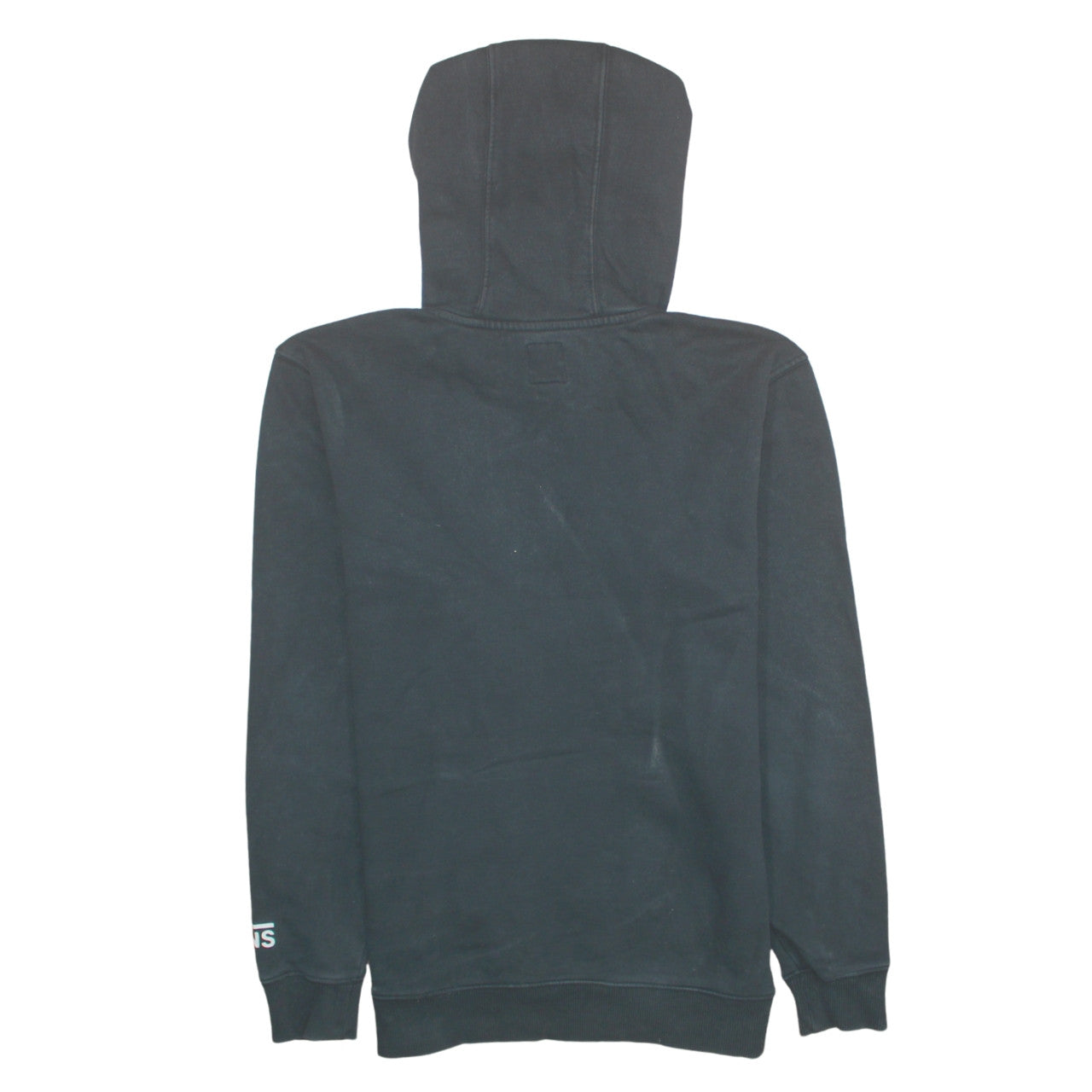 Vans Men’s Black Pullover Hoodie Small Logo Fleece Skate Sweatshirt