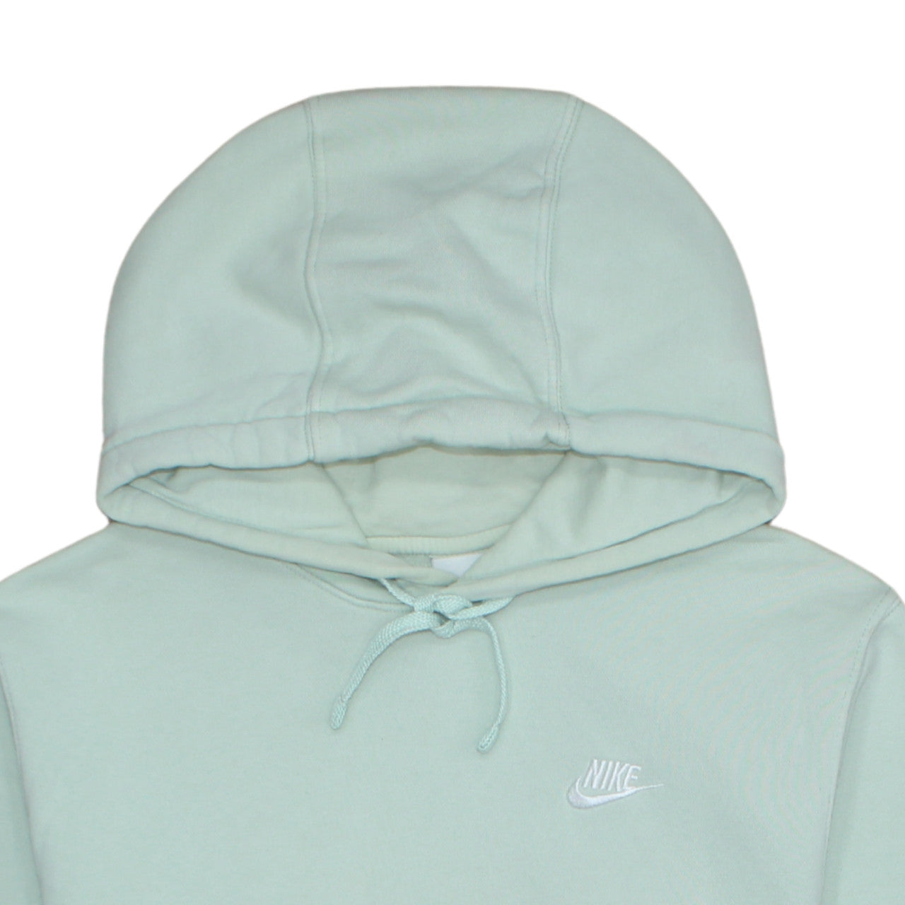 Nike Women Mint Green Pullover Hoodie Small Cotton Blend