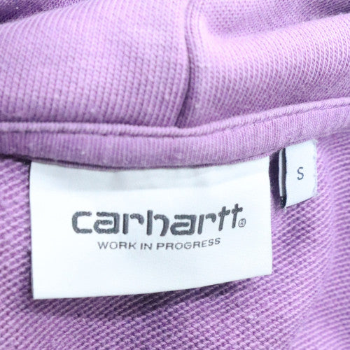 Carhartt Men’s Purple Pullover Hoodie S Embroidered Logo