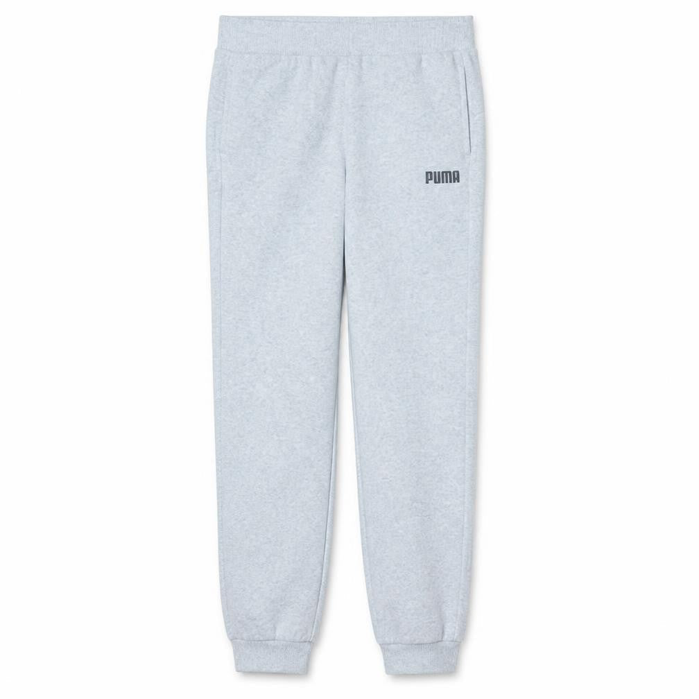 Puma Boys Grey Jogger Sweatpants 13-14 Years Fleece Trousers