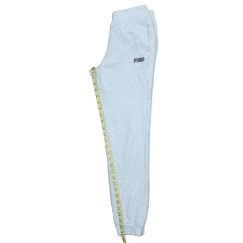 Puma Boys Grey Jogger Sweatpants 13-14 Years Fleece Trousers