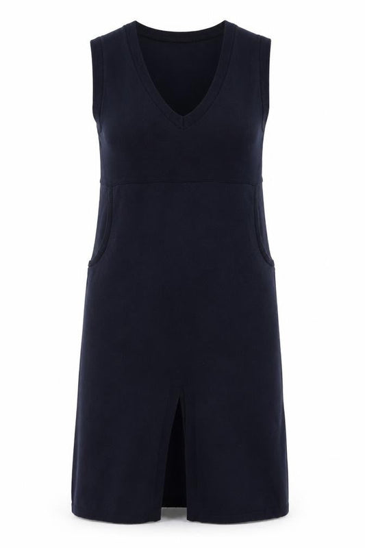 ASOS Women’s Black V-Neck Acrylic Knit Jumper Dress Size 10